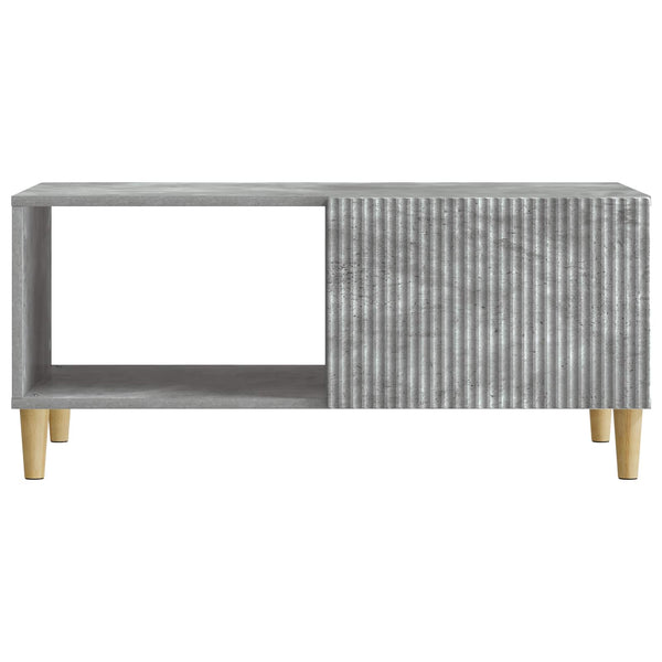 Betongrauer Couchtisch 90x50 cm