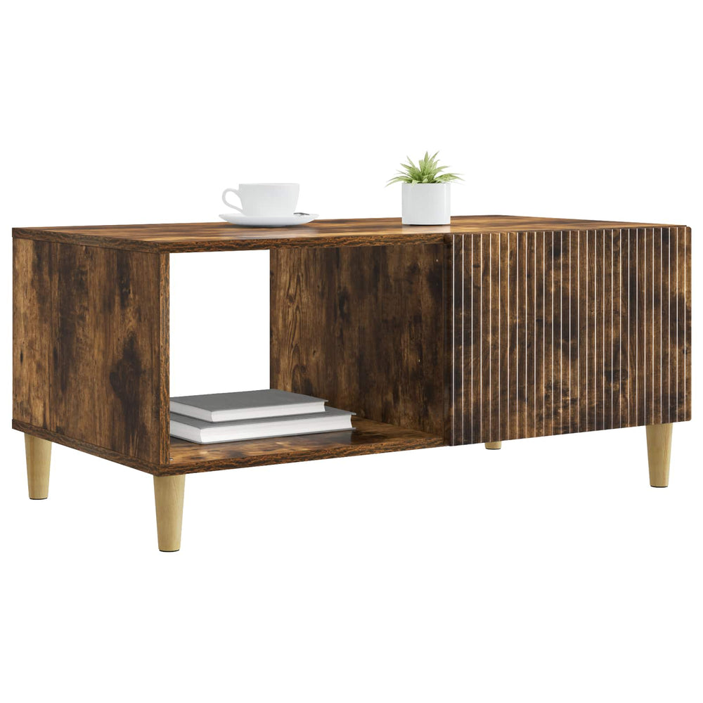 Couchtisch Geräucherte Eiche 90x50 cm