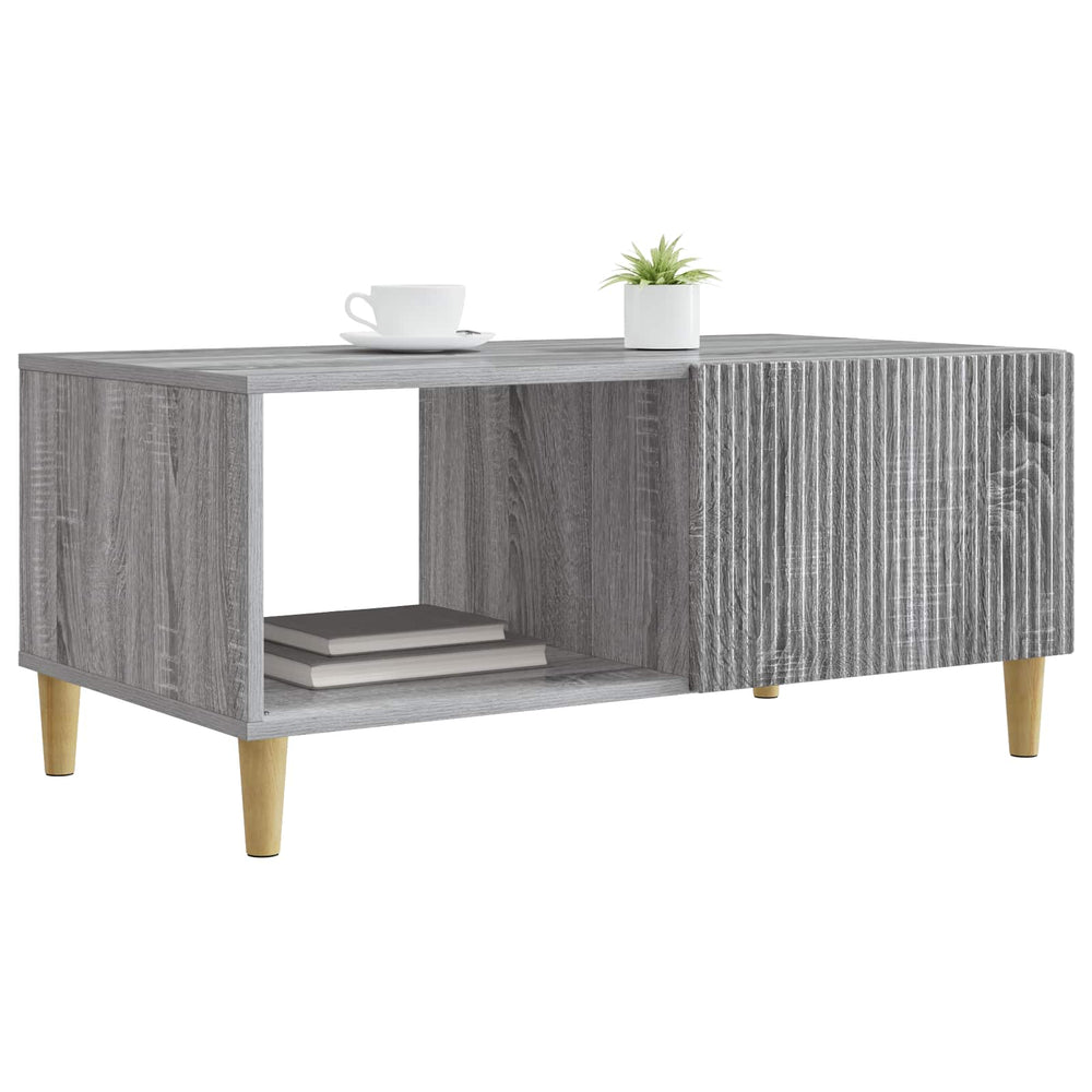 Couchtisch Sonoma Grau 90x50 cm