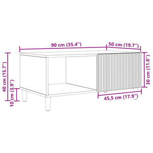 Couchtisch Altholz 90x50 cm