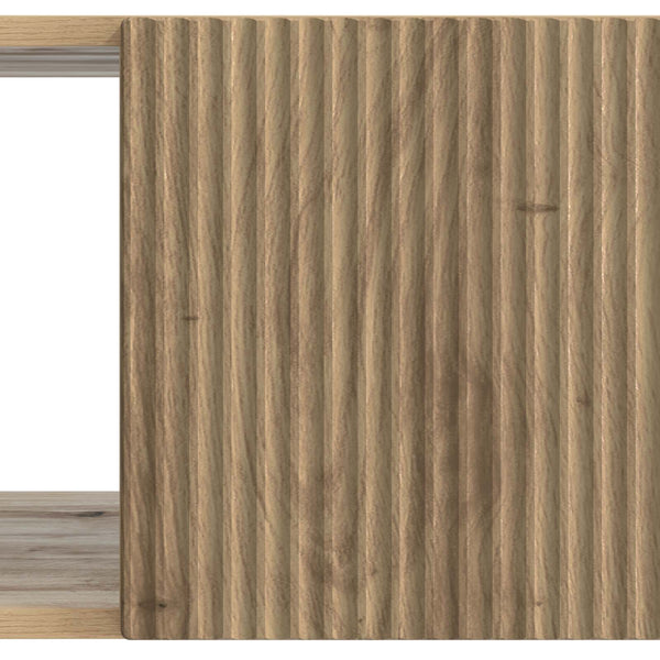 vidaXL Table basse en bois d'ingénierie chêne artisan 90 x 50 x 40 cm