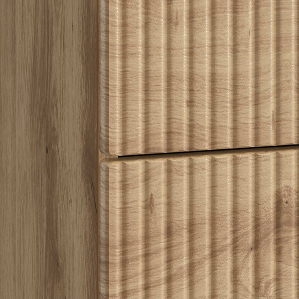 vidaXL Table de chevet Chêne Artisan 62 x 34,5 x 47,5 cm Bois d'ingénierie