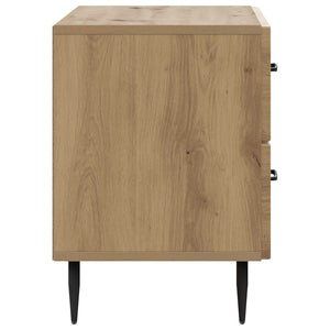 vidaXL Table de chevet Chêne Artisan 62 x 34,5 x 47,5 cm Bois d'ingénierie