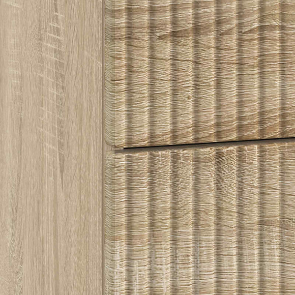 vidaXL Table de chevet chêne sonoma 43 x 41 x 66,5 cm bois d'ingénierie