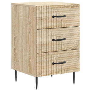vidaXL Table de chevet chêne sonoma 43 x 41 x 66,5 cm bois d'ingénierie