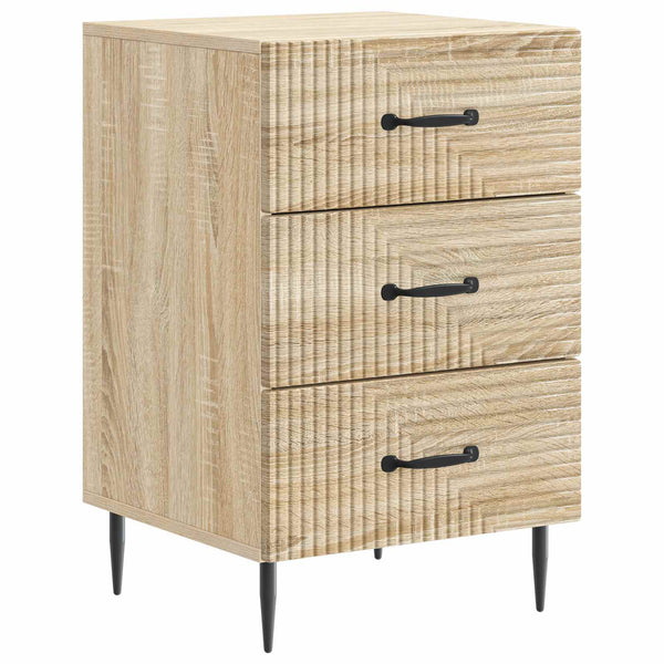 vidaXL Table de chevet chêne sonoma 43 x 41 x 66,5 cm bois d'ingénierie