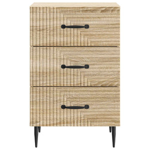 vidaXL Table de chevet chêne sonoma 43 x 41 x 66,5 cm bois d'ingénierie