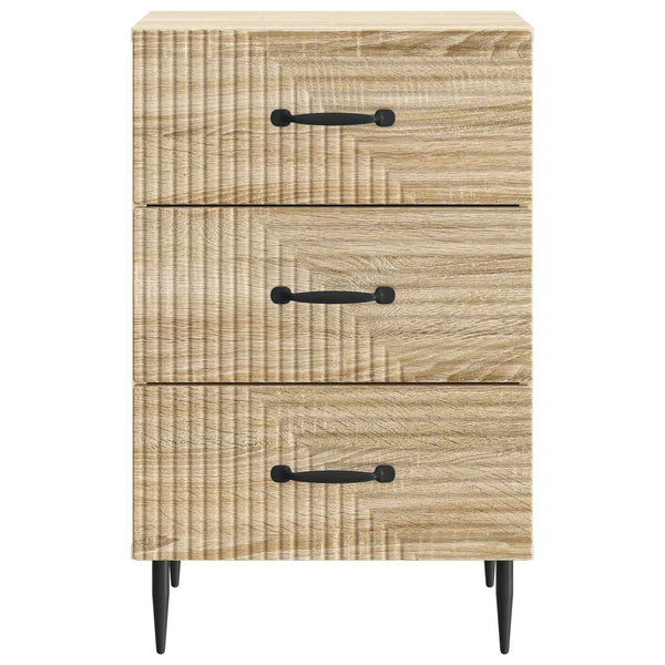 vidaXL Table de chevet chêne sonoma 43 x 41 x 66,5 cm bois d'ingénierie