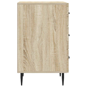 vidaXL Table de chevet chêne sonoma 43 x 41 x 66,5 cm bois d'ingénierie