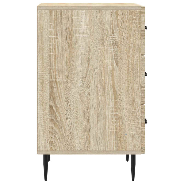 vidaXL Table de chevet chêne sonoma 43 x 41 x 66,5 cm bois d'ingénierie