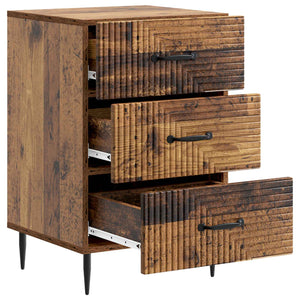 Nachttisch Altholz 43x41x66,5 cm