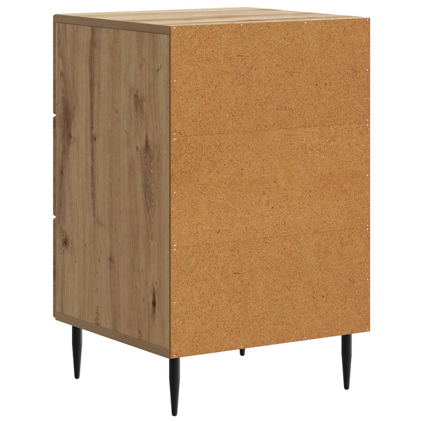 vidaXL Table de chevet Chêne Artisan 43 x 41 x 66,5 cm Bois d'ingénierie