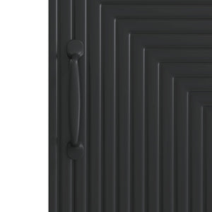 vidaXL Buffet Noir 33 x 34,5 x 89,5 cm Bois d'ingénierie