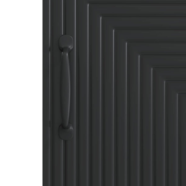 vidaXL Buffet Noir 33 x 34,5 x 89,5 cm Bois d'ingénierie