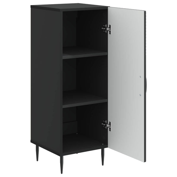 vidaXL Buffet Noir 33 x 34,5 x 89,5 cm Bois d'ingénierie