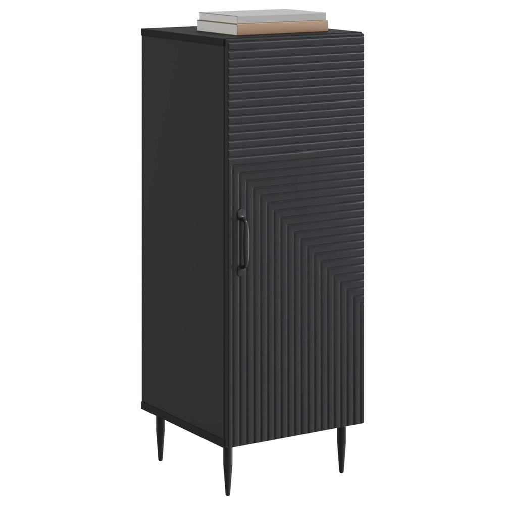 Schwarzes Sideboard 33x34,5x89,5cm