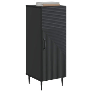 vidaXL Buffet Noir 33 x 34,5 x 89,5 cm Bois d'ingénierie
