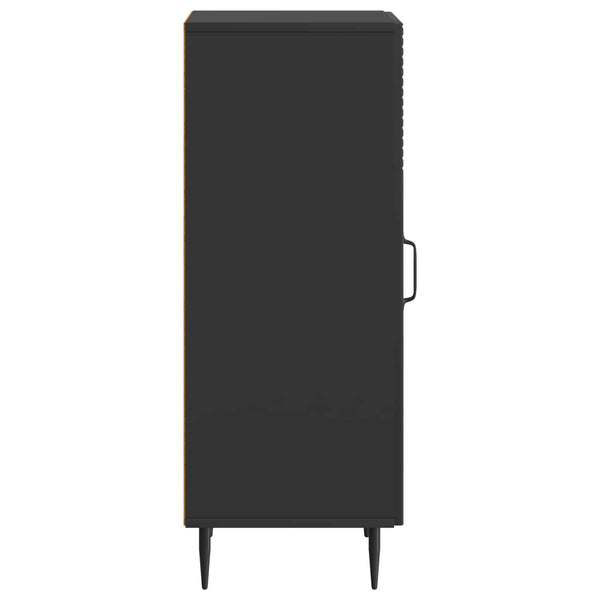 vidaXL Buffet Noir 33 x 34,5 x 89,5 cm Bois d'ingénierie