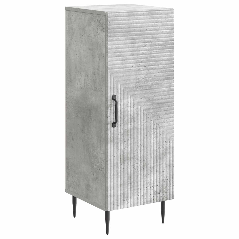 Sideboard Betongrau 89,5cm Holzwerkstoff