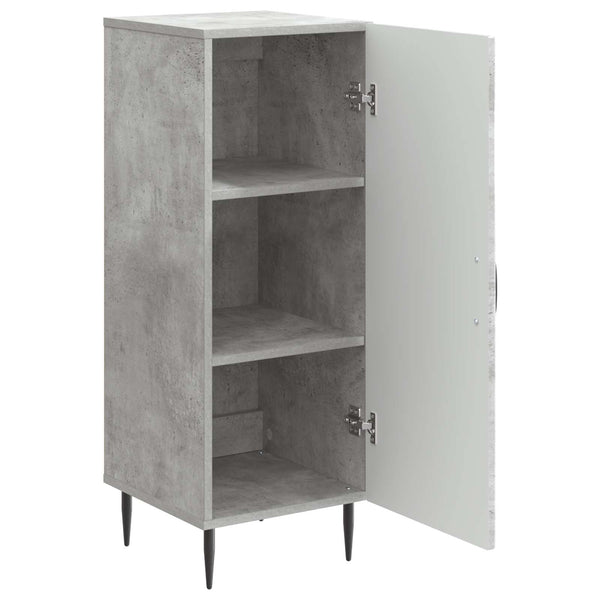 Sideboard Betongrau 89,5cm Holzwerkstoff