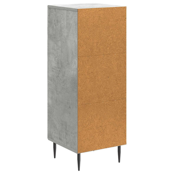 Sideboard Betongrau 89,5cm Holzwerkstoff