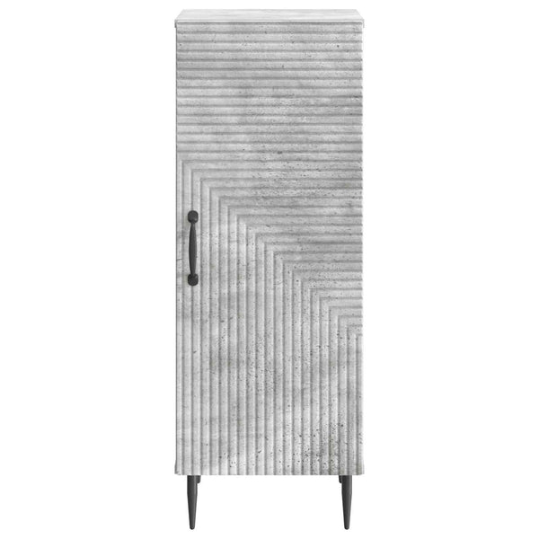 Sideboard Betongrau 89,5cm Holzwerkstoff