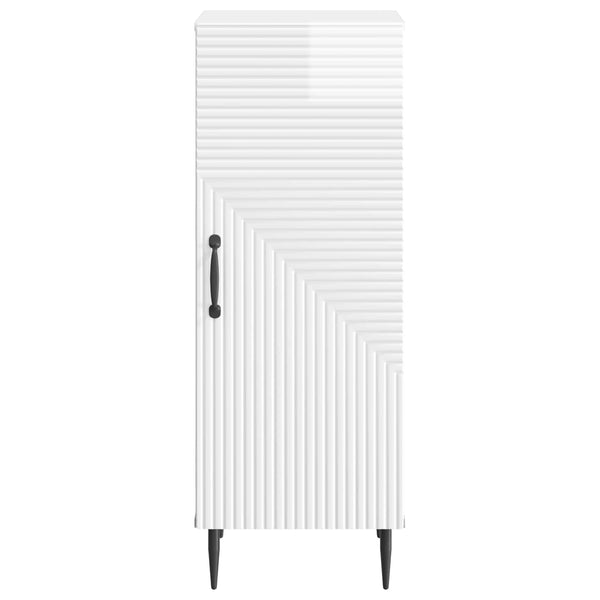 Sideboard Hochglanz Weiß 89,5cm