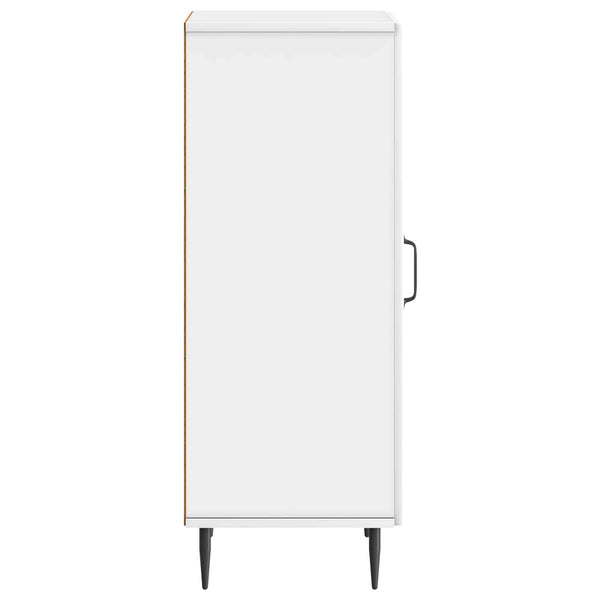 Sideboard Hochglanz Weiß 89,5cm
