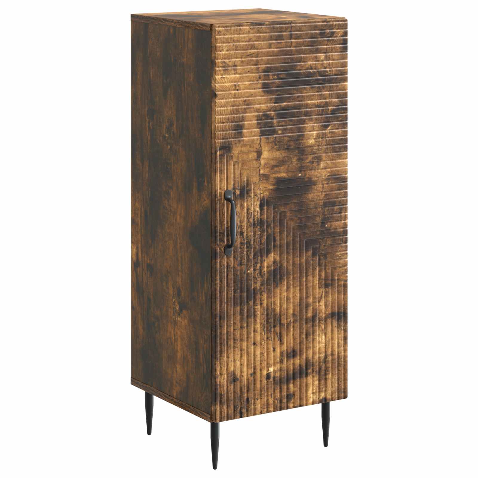 vidaXL Buffet chêne fumé 33 x 34,5 x 89,5 cm bois d'ingénierie