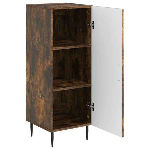 vidaXL Buffet chêne fumé 33 x 34,5 x 89,5 cm bois d'ingénierie