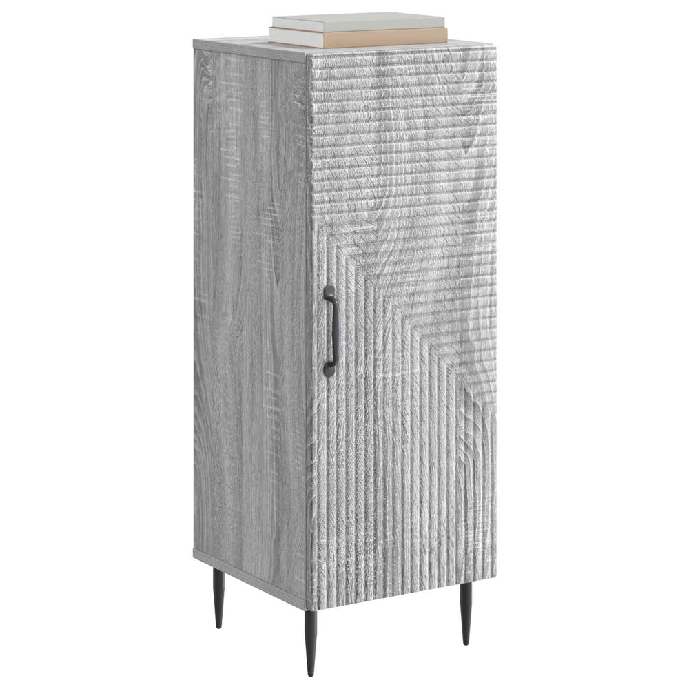 Sideboard Graues Sonoma, 89,5 cm