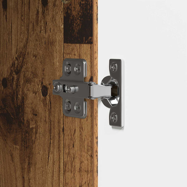 vidaXL Bahut en bois de récupération 33 x 34,5 x 89,5 cm Bois d'ingénierie