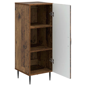 vidaXL Bahut en bois de récupération 33 x 34,5 x 89,5 cm Bois d'ingénierie