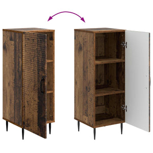 vidaXL Bahut en bois de récupération 33 x 34,5 x 89,5 cm Bois d'ingénierie