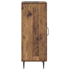 vidaXL Bahut en bois de récupération 33 x 34,5 x 89,5 cm Bois d'ingénierie