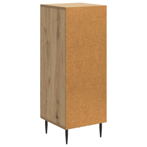vidaXL Buffet chêne artisan 33 x 34,5 x 89,5 cm bois d'ingénierie