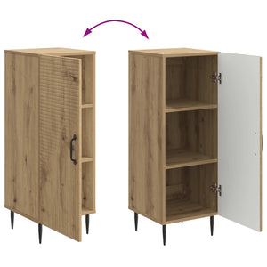 vidaXL Buffet chêne artisan 33 x 34,5 x 89,5 cm bois d'ingénierie