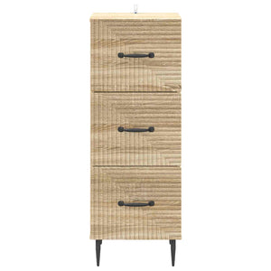 vidaXL Commode de rangement chêne Sonoma 33 x 34,5 x 89,5 cm