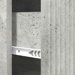 Schubladenschrank Betongrau, 89,5 cm hoch