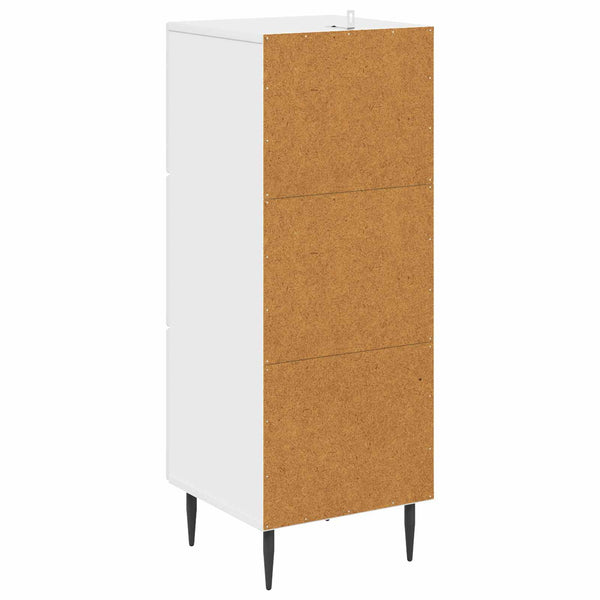 Hochglanz Schubladenschrank Weiß 33x34,5x89,5 cm