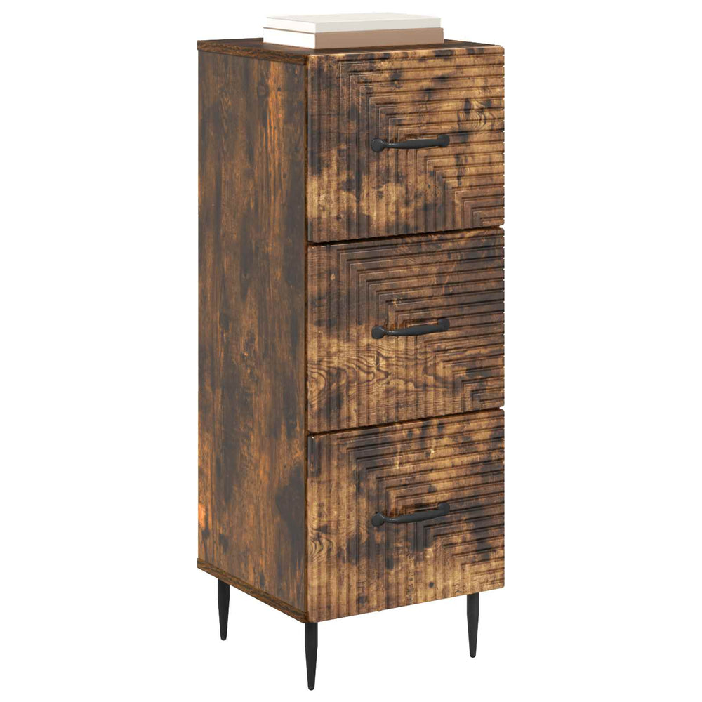 Schubladenschrank Geräucherte Eiche 89,5cm