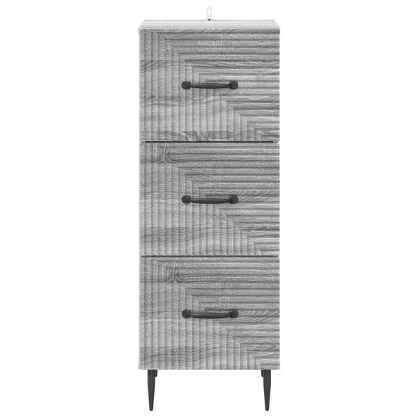 Schubladenschrank Grau Sonoma 89,5cm