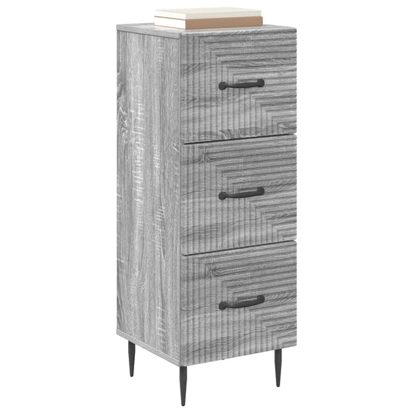 Schubladenschrank Grau Sonoma 89,5cm