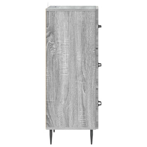 Schubladenschrank Grau Sonoma 89,5cm