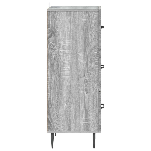 Schubladenschrank Grau Sonoma 89,5cm