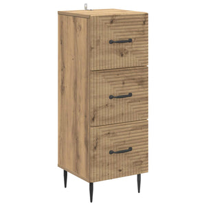 vidaXL Commode Chêne Artisan 33 x 34,5 x 89,5 cm