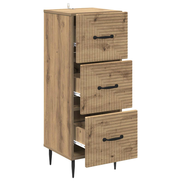 vidaXL Commode Chêne Artisan 33 x 34,5 x 89,5 cm