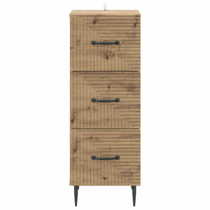 vidaXL Commode Chêne Artisan 33 x 34,5 x 89,5 cm