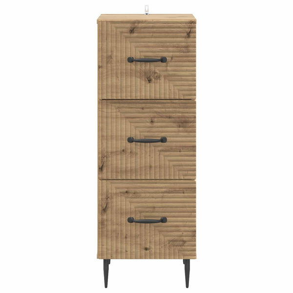 vidaXL Commode Chêne Artisan 33 x 34,5 x 89,5 cm