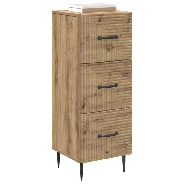 vidaXL Commode Chêne Artisan 33 x 34,5 x 89,5 cm